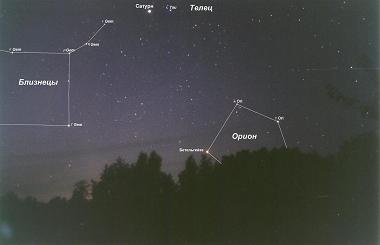 Восход Ориона 19.08.2002