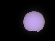 Солнечное затмение 3.10.2005 14ч. 13мин.