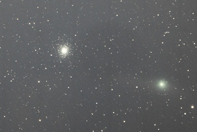 Комета Garradd и М92