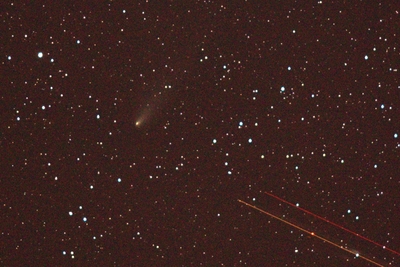 Комета С/2012 K5 и самолет